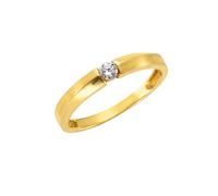 Celesta Gold Ring 375/- Gold gelb 058 (18,5) Zirkonia weiß 371370460-2-2