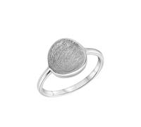 Fingerring CELESTA "925 Silber rhodiniert eismatt" Gr. 19, silber (silbergrau), Fingerringe, Damen, 060 (19,1), Silber 925 (Sterlingsilber) (28713758-19) silbergrau