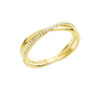 Celesta Silber Ring 925/- Sterling Silber Zirkonia Weiß Glänzend (Größe: 060 (19,1))