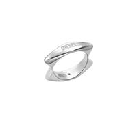 Fingerring DIESEL "Schmuck Geschenk Edelstahl METAMORPH" Gr. 19, silber (edelstahlfarben), Fingerringe, Damen, 19, Edelstahl, 7,5mm, Fingerring (89695064-19) edelstahlfarben