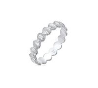 Fingerring ELLI "Bandring Muscheln Maritim Beach Look 925 Silber" Gr. 56, silber, Fingerringe, Damen, 56mm, ohne Stein, Silber 925 (Sterlingsilber), 5mm, Fingerring (71564552-56) silber