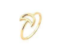 Elli Ring Damen Halbmond Astro in 925 Sterling Silber