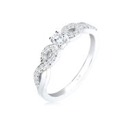 Ring Infinity Zirkonia 925 Sterling Silber Elli Weiß 56 (Artikelnummer: 4N184/90X56)