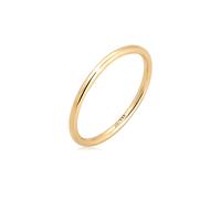 Fingerring ELLI PREMIUM "Bandring Ehering Trauring Hochzeit 585er Gelbgold" Gr. 54, gold, Fingerringe, Damen, 54mm, ohne Stein, Gelbgold 585, 1,5mm, Fingerring (89542700-54)