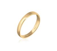 Fingerring ELLI PREMIUM "Ehering Trauring Partnerring Basic 375 Gelbgold" Gr. 54, gold, Fingerringe, Damen, 54mm, ohne Stein, Gelbgold 375, Fingerring (84849239-54) gold