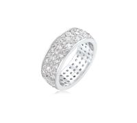 ELLI PREMIUM Damen Ring 'Bandring' silber, Größe 52, 4125998 Silber 52