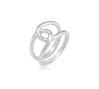 Ring Basic Knoten Blogger Trend Angesagt 925 Silber Elli Silber 52 (Artikelnummer: 4N360/70X52)
