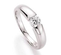 Fingerring FIRETTI "Schmuck Geschenk Silber 925 Damenring Verlobungsring Solitär" Gr. 18,5, silber (silberfarben), Fingerringe, Damen, 18,5, Silber 925 (Sterlingsilber), 4,6mm, Fingerring, mit Zirkoni