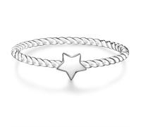 Glanzstücke München - Ring Stern Sterling Silber in Silber Ringe Damen