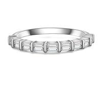 Fingerring GLANZSTÜCKE MÜNCHEN "GSM1143" Gr. 50, silber, Fingerringe, Damen, 50, Silber 925 (Sterlingsilber), Fingerring, Ring Sterling Silber Zirkonia weiß (24070634-50) silber