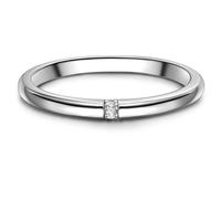 Fingerring GLANZSTÜCKE MÜNCHEN "GSM264" Gr. 52, silber, Fingerringe, Damen, 52, Silber 925 (Sterlingsilber), 1,9mm, Fingerring, aus Sterling Silber (32548544-52) silber
