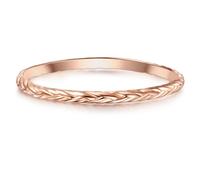 Fingerring GLANZSTÜCKE MÜNCHEN "GSM535" Gr. 58, rosa (roségold), Fingerringe, Damen, 58, Silber 925 (Sterlingsilber), 1,5mm, Fingerring, aus Sterling Silber (56889348-58) roségold