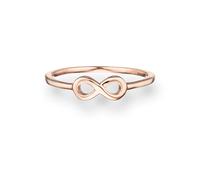 Fingerring GLANZSTÜCKE MÜNCHEN "X1047" Gr. 50, rosa (roségold), Fingerringe, Damen, 50, Silber 925 (Sterlingsilber), 1,3mm, Fingerring, aus Sterling Silber (38744460-50) roségold