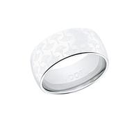 Fingerring JOOP "Schmuck Geschenk Ring Kornblume, breit - Eyecatcher" Gr. 58, silber (edelstahlfarben), Fingerringe, Damen, 58, Edelstahl, 9mm, Fingerring (85061412-58) edelstahlfarben