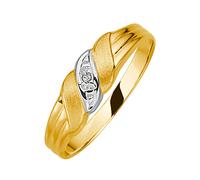 Fingerring LADY Gr. 18, gold (gelbgold 375), Fingerringe, Damen, 18, Metall, Fingerring (46833052-18) gelbgold 375