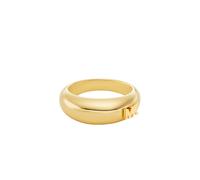 Fingerring MICHAEL KORS "Schmuck Geschenk Metall Ring PREMIUM" Gr. 19, gold (gelbgoldfarben), Fingerringe, Damen, 19, ohne Zirkonia, Metall, 3mm, wahlweise mit oder ohne Zirkonia (10662556-19) gelbgol