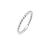 Fingerring NENALINA "Gedreht Kordel Spirale Basic Schlicht 925 Silber" Gr. 54, silber, Fingerringe, Damen, 54mm, ohne Stein, Silber 925 (Sterlingsilber), 2mm, Fingerring (50777322-54) silber