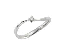 Orolino Ring 585/- Gold 1 Brillant 0,07ct., weiß weiß