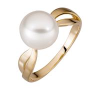 Orolino - Ring 585/- Gold Perle weiß Ringe 1 ct Damen