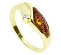 Fingerring OSTSEE-SCHMUCK "Ostsee-Schmuck Ring Agneta Ring Agneta" Gr. 60, gold, Fingerringe, Damen, 60 (19,1), Gelbgold 585, Fingerring (90424226-60) gold