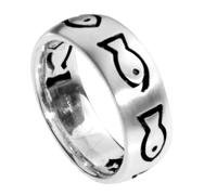 Fingerring OSTSEE-SCHMUCK "Ostsee-Schmuck Ring Fisch Ring Fisch" Gr. 52, silber, Fingerringe, Damen, 52 (16,6), Silber 925 (Sterlingsilber), Fingerring (84747912-52) silber