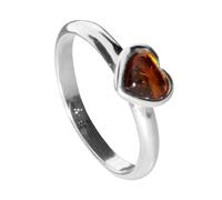 Fingerring OSTSEE-SCHMUCK "Ostsee-Schmuck Ring Herz Ring Herz" Gr. 46, silber (silberfarben), Fingerringe, Damen, Gr. 46 (14,6), Silber 925 (Sterlingsilber) (39225918-46) silberfarben