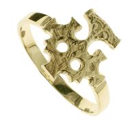 Fingerring OSTSEE-SCHMUCK "- Hiddensee - Gold 333/000 - ohne Stein" Gr. 54, gold (gold 333, goldfarben, gelb), Fingerringe, Damen, 54, Fingerring (57954445-54) gold 333, goldfarben, gelb