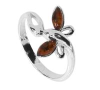 Fingerring OSTSEE-SCHMUCK "Ostsee-Schmuck Ring Schmetterling Ring Schmetterling" Gr. 60, silber, Fingerringe, Damen, 60 (19,1), Silber 925 (Sterlingsilber), Fingerring (12588802-60) silber