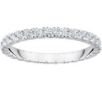 Fingerring THOMAS SABO "Schmuck Silber 925 Ring" Gr. 56, silber (silberfarben, kristallweiß), Fingerringe, Damen, 56, Silber 925 (recycelt), 2mm, Fingerring, mit Zirkonia (synth.) (51302035-56) silber