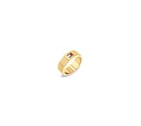 Fingerring TOMMY HILFIGER "H-LINK" Gr. 62, gold (gelbgoldfarben, rot, weiß, blau), Fingerringe, Herren, 62, Edelstahl, Fingerring, Emaille (92546631-62) gelbgoldfarben, rot, weiß, blau