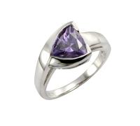 Fingerring VIVANCE "925/- Sterling Silber rhodiniert Zirkonia" Gr. 52, weiß, Fingerringe, Damen, 052 (16,6), Silber 925 (Sterlingsilber), Silberring (63523821-52) weiß