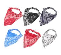 FINISPERSOO 6 Stück Haarbandana für Frauen aus Chiffon Leicht und Einfach zu Tragen Elastisches Kopftuch für Teenager Mädchen Outdoor Aktivitäten und Musikfestivals
