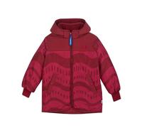 Finkid Baby Unisex KUVIO Winterjacke mit Nordik Print 1142025 in rot, Kleidergröße:100, Farbe:rot