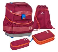 Finkid Buddy Classic Rot - Voll ausgestattetes Kinder Schulranzen-Set, 20l, Größe 20l - Farbe Beet Red - Chili