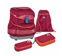 Finkid Buddy Classic Schulrucksack-Set Beet Red /chili