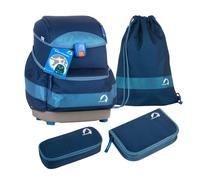 finkid - finkid BUDDY EKO SPORT 4tlg. Schulranzenset - denim/dove Koffer24