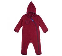 Finkid - Kid's Puku Wool - Overall, Gr. 74-80 70/80, rot (BeetRed/Eggplant)