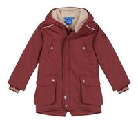 Kinder Winterparka TUULIKKI finkid mit Teddyfleece granatapfel Gr. 92/104