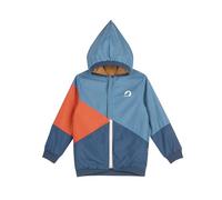 Finkid - Kid's Muutuva - Regenjacke, Gr. 104-110 100/110, beige (Almond/Denim)