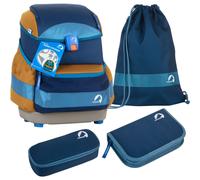 Finkid Schulranzenset 4-tlg. BUDDY EKO SPORT sky mix