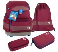 Finkid Schulranzenset 4-tlg. BUDDY EKO SPORT wild berry/purple