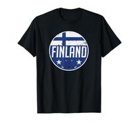 Finland Ice Hockey Flag Jersey Supporter Suomi Fan Gift T-Shirt