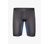 FINN Anti-Reibung Boxershorts Herren mit langem Bein - Unterhosen Männer gegen Scheuern & Wundreiben am Oberschenkel - Slip aus Lenzing Modal mit 3D-Schritt Grau S