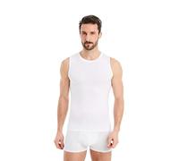 FINN Business Unterhemd Herren Ärmellos mit Rundhals-Ausschnitt - Unterziehshirt Männer aus original Lenzing® Modal Stoff - Das perfekte Tank-Top unter Hemd und Anzug Weiß Weiss 3XL
