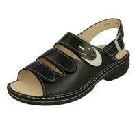 Finn Comfort 02557-900418 Saloniki - Damen Sandalen - Schwarz-Jasmin