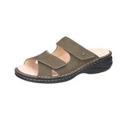 Finn Comfort 02622-390223 Melrose - Damen Pantoletten - Olive, Größe:38 EU