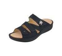 Finn Comfort Pantoletten Grenada Damen bequem bis 30 mm Blau Größe 40