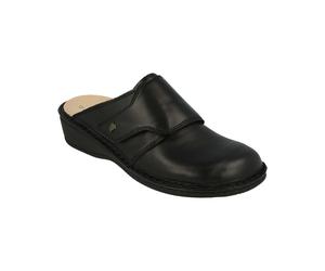 Finn Comfort 2526 Aussee Nappa Damen Clog Arbeit / FreizeitAusseeNappa Lederinschwarz