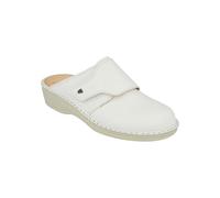 Finn Comfort 2526 Aussee Nappa Damen Clog Arbeit / FreizeitAusseeNappa Lederinweiß