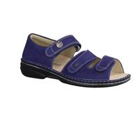 Finn Comfort Adelaide Royal (Blau) - Sandale mit loser Einlage - Damenschuhe Sandale bequem/lose Einlage, Blau, leder (nubuk), Gr. 42 EU